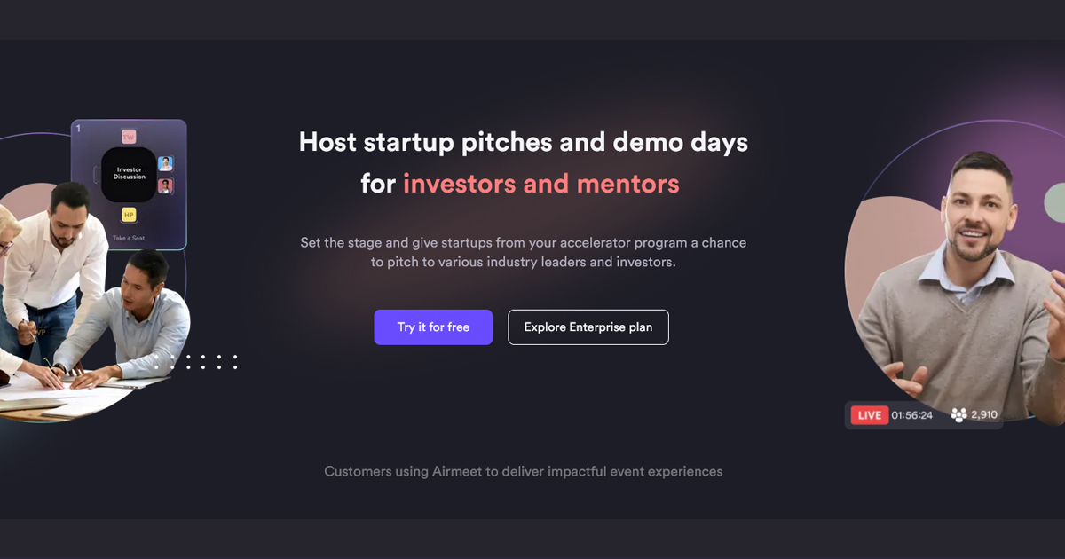 Host Startup Demo Days to Attract Investors | Airmeet