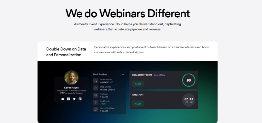 How Airmeet Can Help You Deliver Engaging Webinars & Events