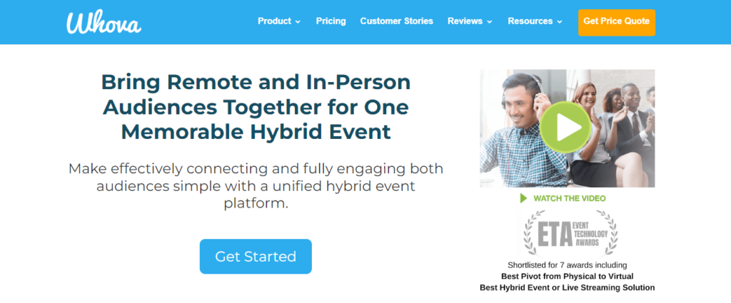 Whova’s hybrid event platform