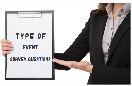 type of event survey questions