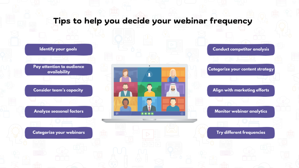 Top 10 Tips to Decide Your Webinar Frequency