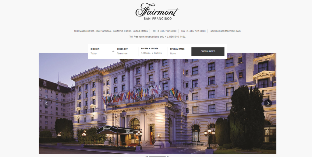 Fairmont San Francisco - San Francisco, CA