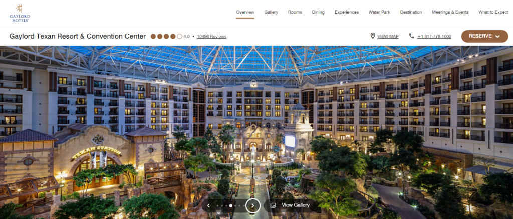 Gaylord Texan Resort & Convention Center - Grapevine, TX