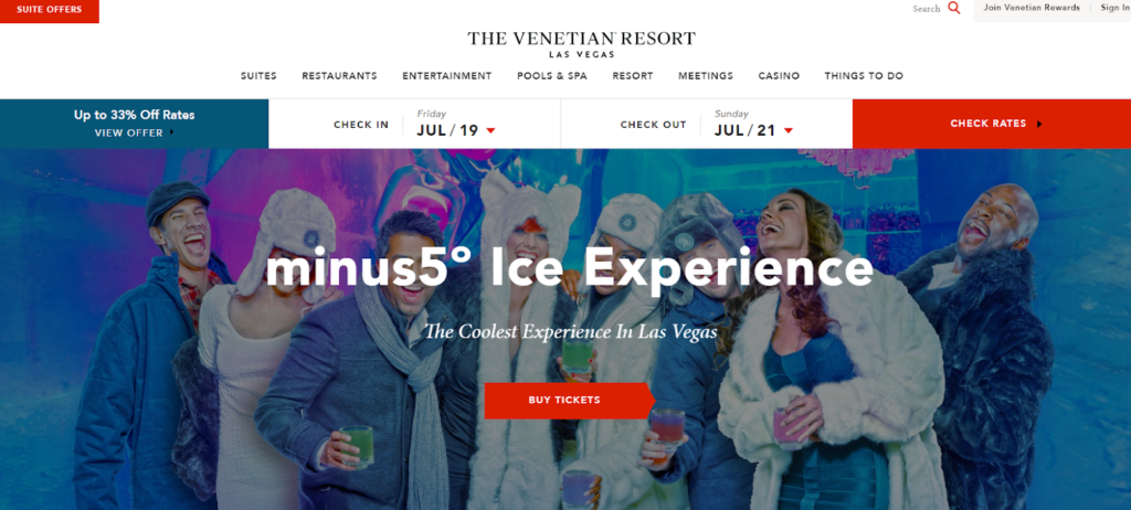 Minus5 Ice Bar at The Venetian