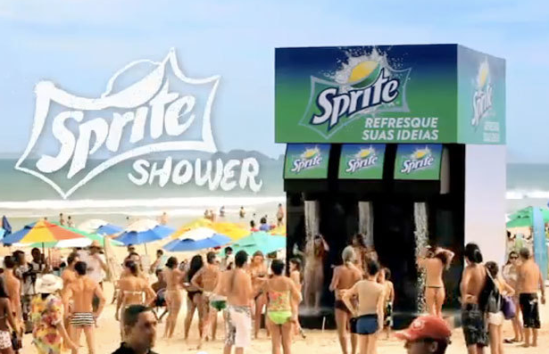 Sprite Giant Shower Machine