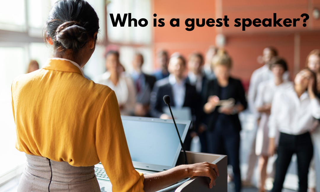 Who is a guest speaker