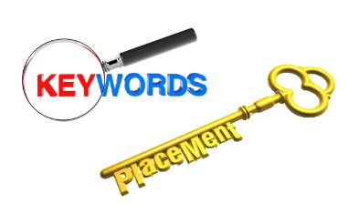 Incorporate Keywords in the landing page