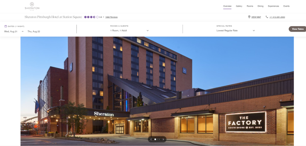 Sheraton Pittsburgh﻿ Hotel​ at Station Square