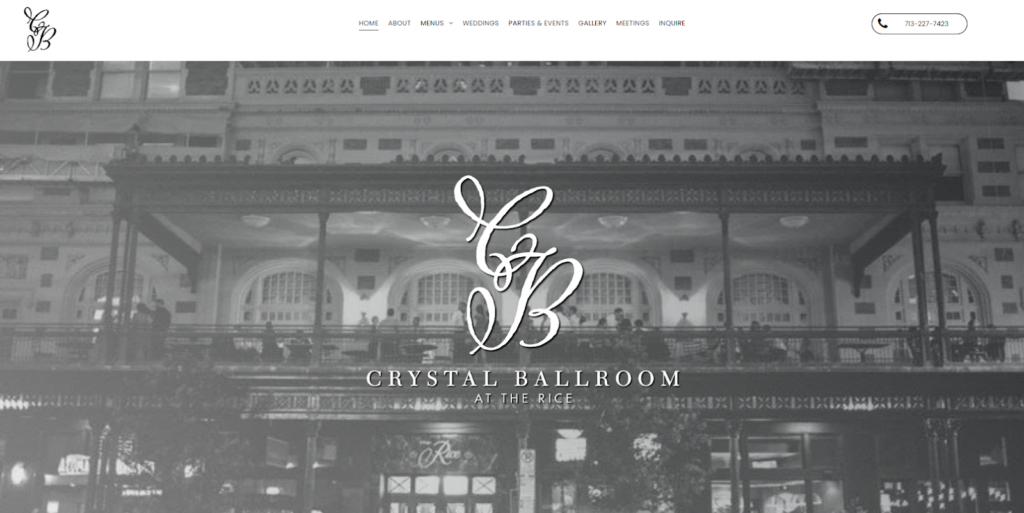 The Crystal Ballroom at The Rice