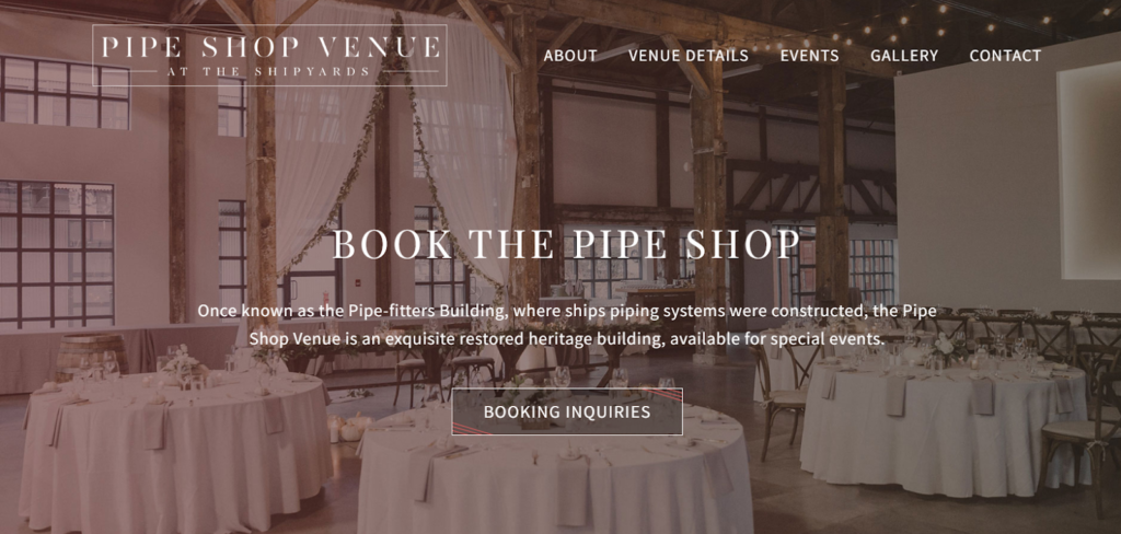 The Pipe Shop Venue