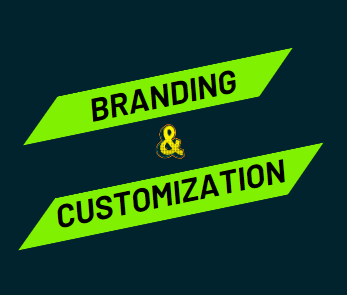 branding & customization option