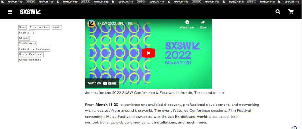 SXSW (South by Southwest)