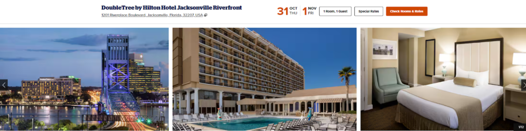 DoubleTree by Hilton Hotel Jacksonville Riverfront